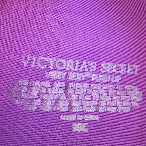 Victoria secret bra size 38C purple and rhinestone (underwire) - Picture 3 of 3